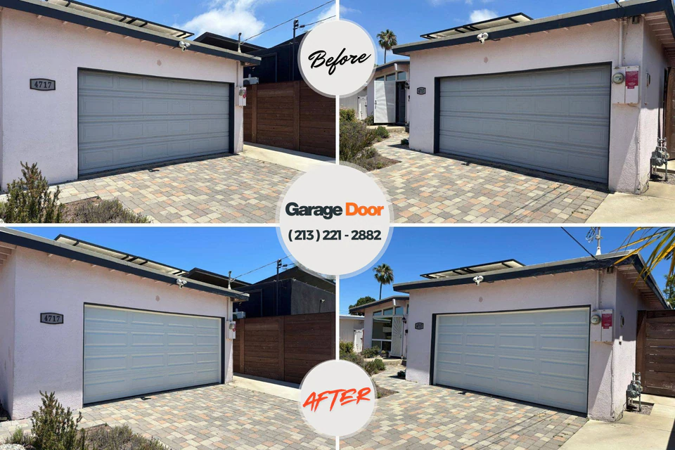 Before and after: garage door repair Weigelstown, PA